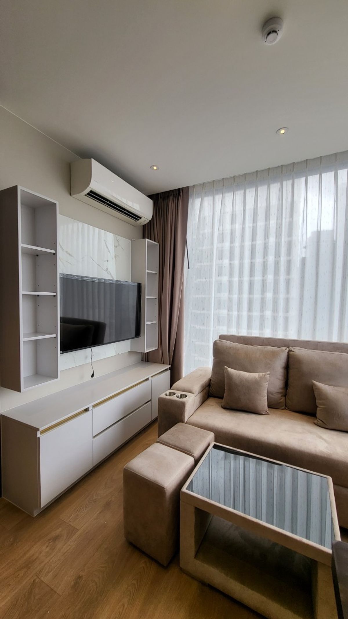 For RentCondoSukhumvit, Asoke, Thonglor : ✨ Condo for rent in Ekkamai -Thonglor area📍 The Fine Bangkok | Big room, beautiful Japanese style + Modern | Near BTS Ekkamai | 💸 Rental only 48,000 baht/month  