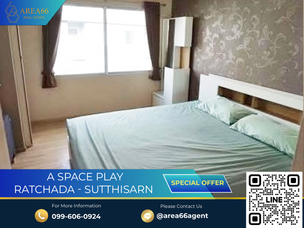 For SaleCondoRatchadapisek, Huaikwang, Suttisan : 🔥 For  sale !! Condo A Space Play Ratchada-Sutthisan