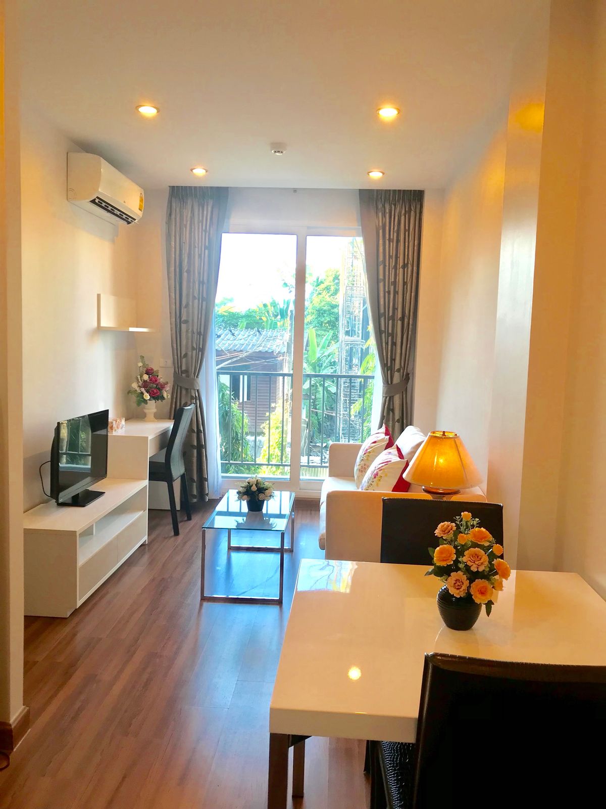 For RentCondoNawamin, Ramindra : For Rent Chrisma Condo Area 32 SQM 12 K Fully Furnished