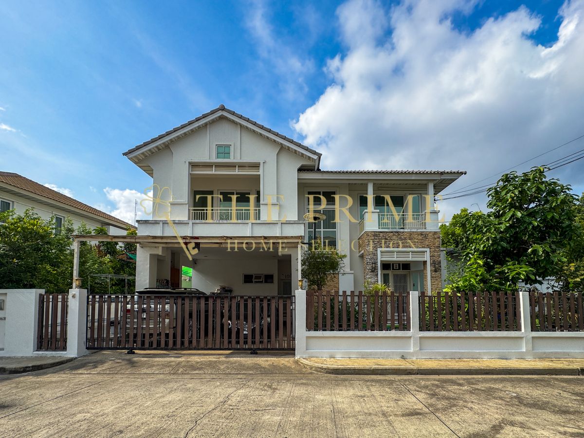 For SaleHouseLadkrabang, Suwannaphum Airport : 2 -storey detached house for sale, Perfect Place, Sukhumvit 77 - Suvarnabhumi 4 Nok -017
