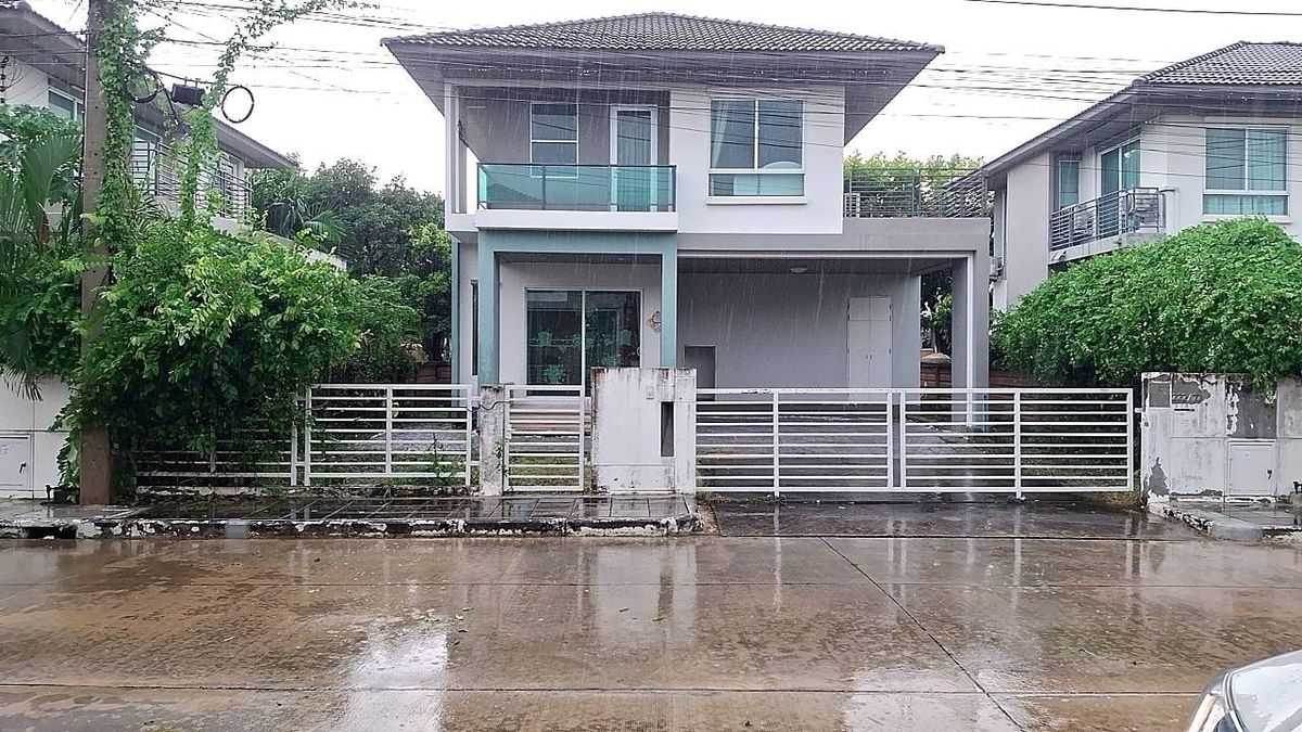 For RentTownhomeRama5, Ratchapruek, Bangkruai : 2 -storey townhome for rent, near Dae Mall Ngamwongwan, Central Rattanathibet
