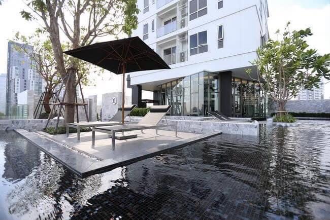 For RentCondoSukhumvit, Asoke, Thonglor : 🔥For urgent rent🔥 Condo HQ Thonglor (HQ Thonglor), size 58 sq m., corner room, fully furnished, ready to move in