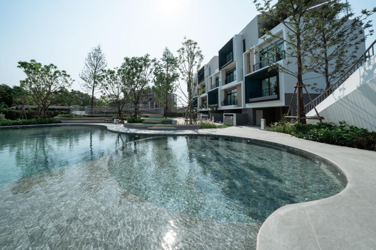 ขายทาวน์โฮมเกษตร นวมินทร์ ลาดปลาเค้า : 🔥ขายด่วน🔥ทาวน์โฮม 3 ชั้นครึ่ง  “Nirvana DEFINE” เอกมัย-รามอินทรา (บ้านตัวอย่าง) ตกแต่งพร้อมเข้าอยู่ ติดสระว่ายน้ำและส่วนกลาง 