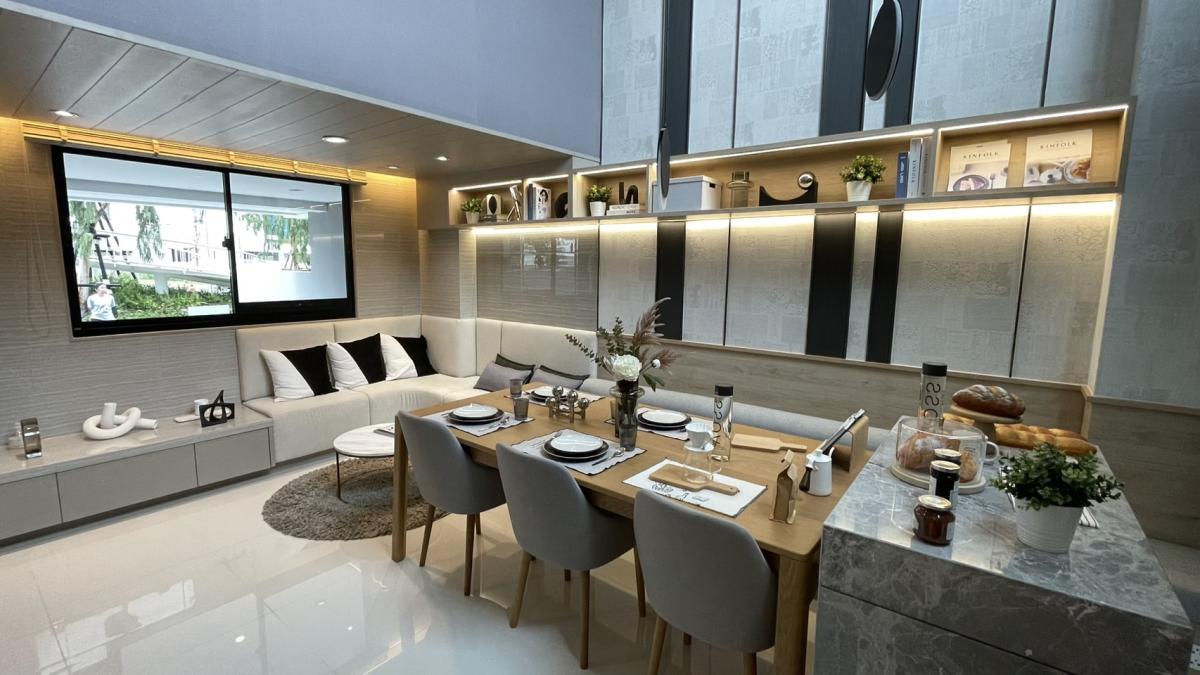 ขายทาวน์โฮมเกษตร นวมินทร์ ลาดปลาเค้า : 🔥ขายด่วน🔥ทาวน์โฮม 3 ชั้นครึ่ง  “Nirvana DEFINE” เอกมัย-รามอินทรา (บ้านตัวอย่าง) ตกแต่งพร้อมเข้าอยู่ ติดสระว่ายน้ำและส่วนกลาง 