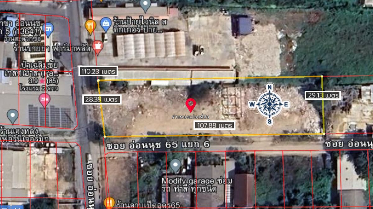 For RentLandLadkrabang, Suwannaphum Airport : Rental of Soi Onnut 65 On Nut Road, Prawet District