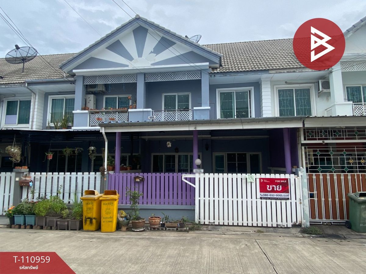 ขายทาวน์โฮมนนทบุรี บางใหญ่ บางบัวทอง : ขายทาวน์เฮ้าส์ หมู่บ้านพรสมบัติ ท่าอิฐ นนทบุรี