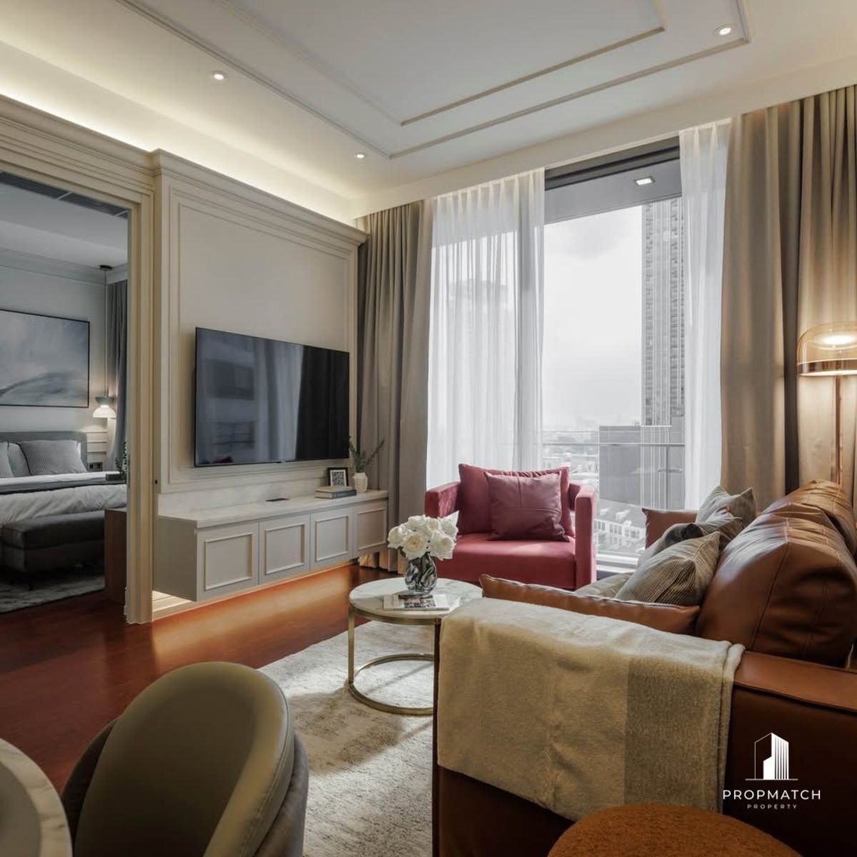 ให้เช่าคอนโดสุขุมวิท อโศก ทองหล่อ : khun by yoo  2b2b 83sqm 130,000 b   accepted coagent by line plustor_ss