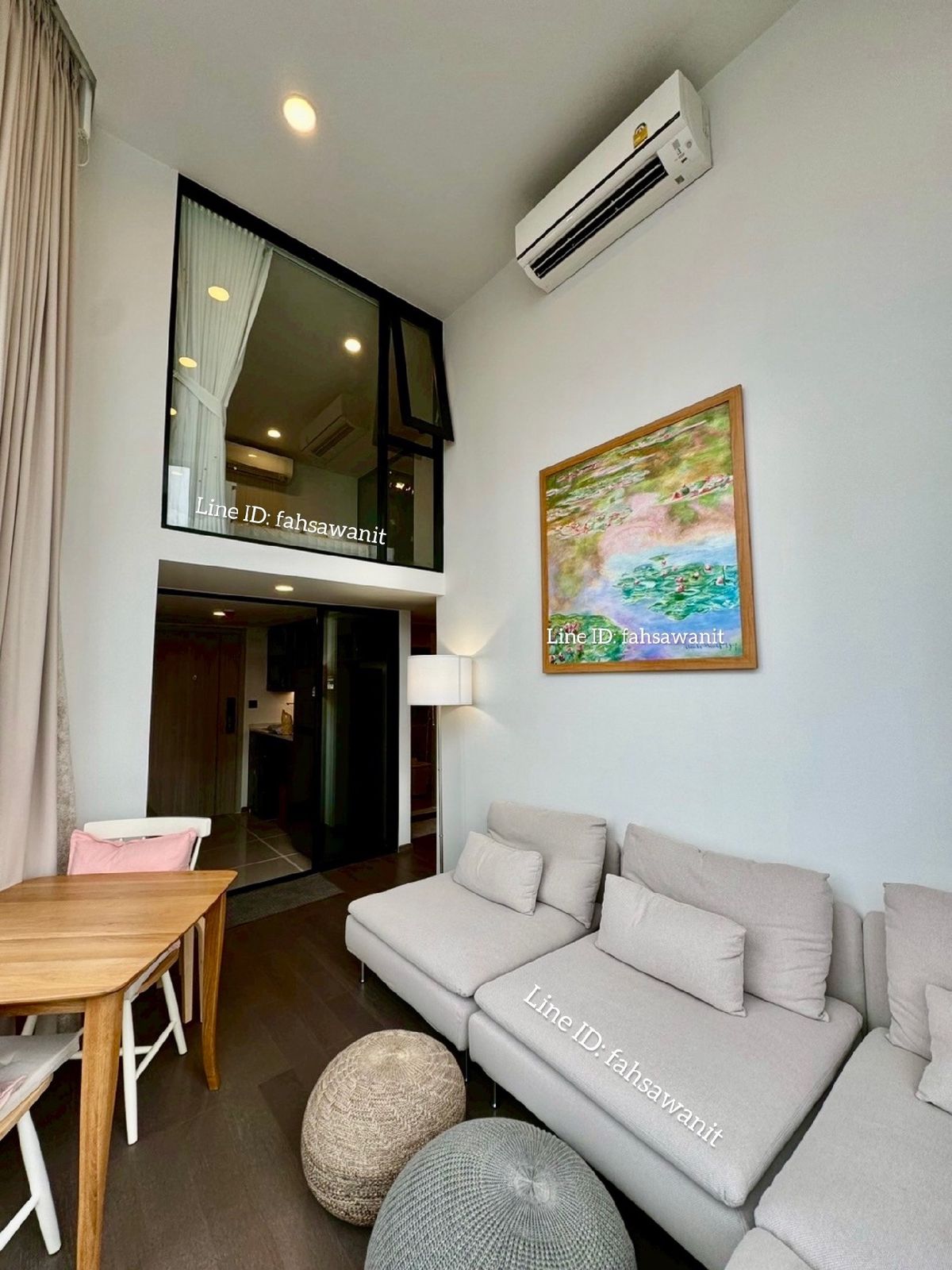 ให้เช่าคอนโดสยาม จุฬา สามย่าน : Park Origin Chula Samyan 2 Bed 1 Bath Duplex