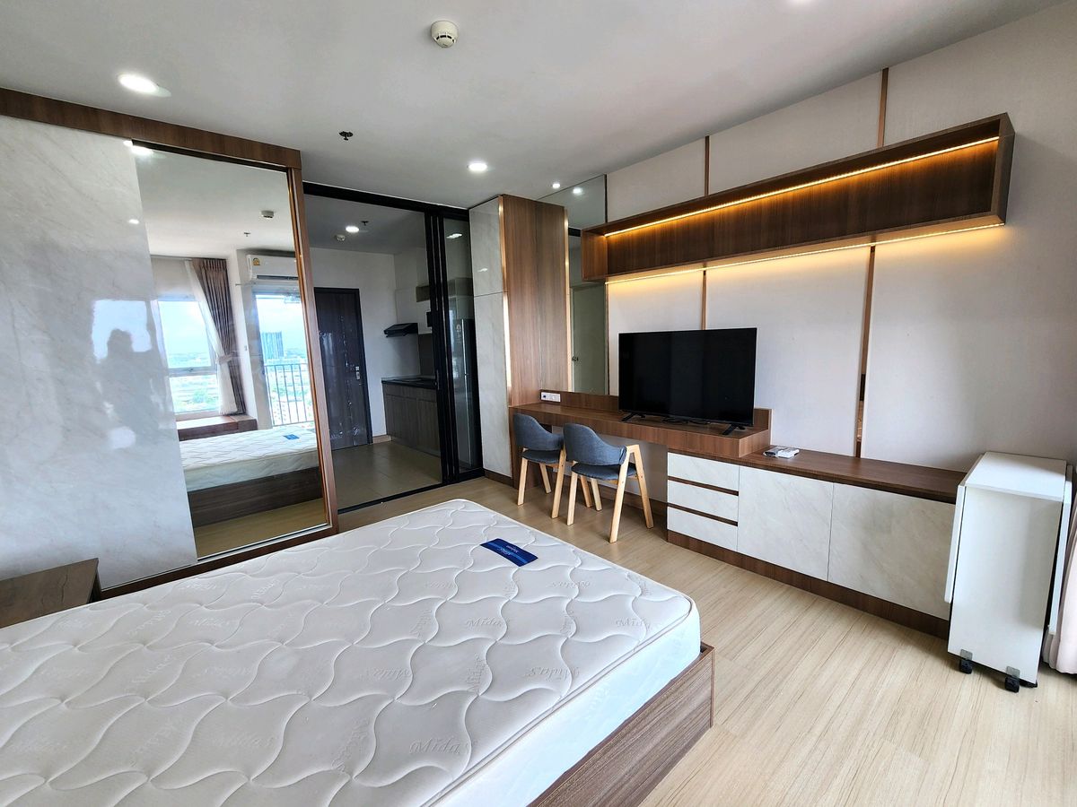For RentCondoSamut Prakan,Samrong : RDS-4795 Condo for rent, Supalai Werenda Sukhumvit 117, watch the room 👉Line: @pfbkk