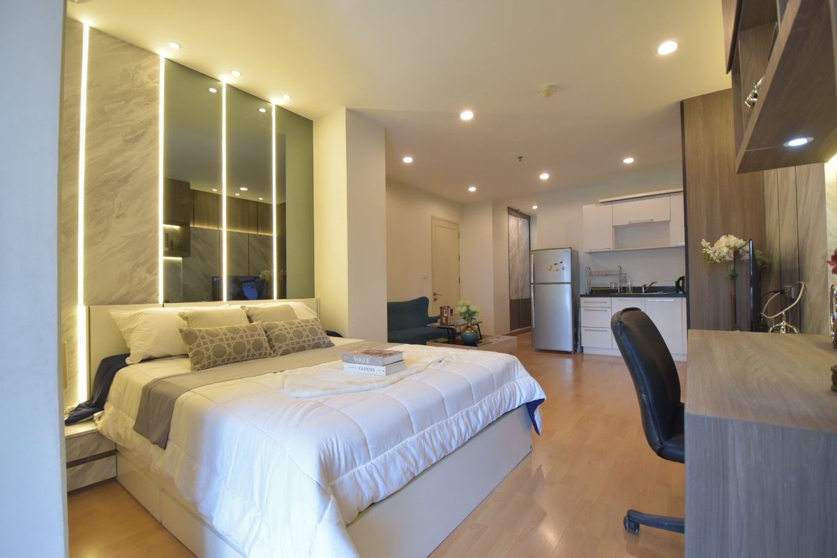ให้เช่าคอนโดสุขุมวิท อโศก ทองหล่อ : Nusasiri Grand (ณุศาศิริ แกรนด์) for Rent (Studio 37sqm)