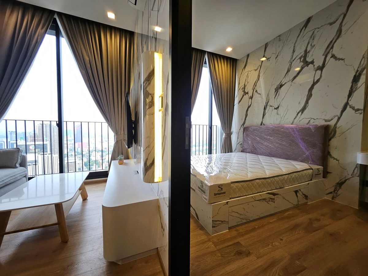 ให้เช่าคอนโดอารีย์ อนุสาวรีย์ : 🌟FOR RENT 🌈Noble Around Ari>> ชั้น 36 ห้องใหม่ เพิ่งตกแต่งเสร็จ Fully Furnished พร้อมเข้าอยู่ ชั้นสูง ลมเย็น วิวดีมาก ติด BTS อารีย์ #LV-MO1845