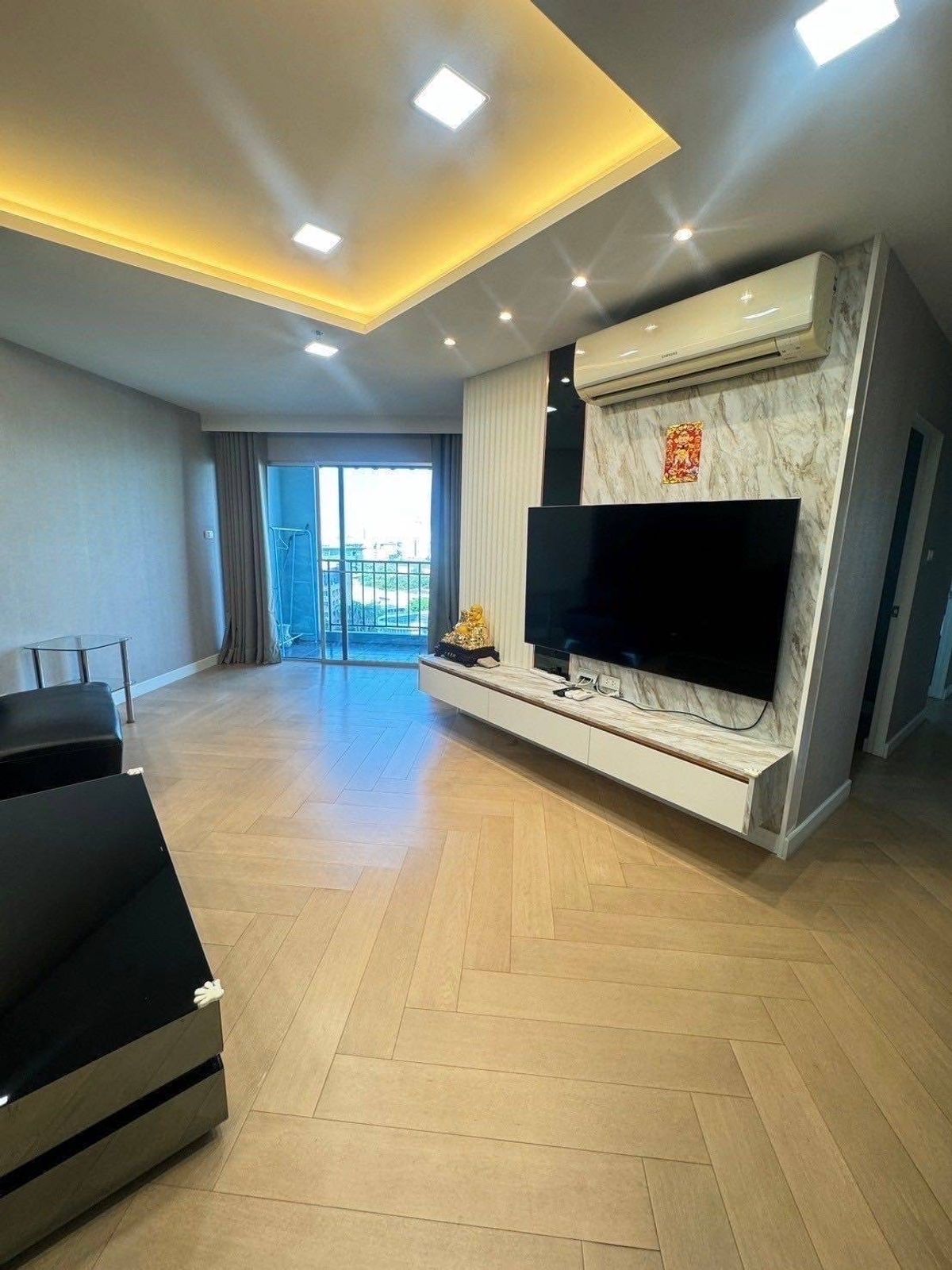 For RentCondoRama9, Petchburi, RCA : Belle Grand Rama9 Condo for Rent, Building B, Floor 10, City View 106.00 sq.m., 3 Bedrooms, 3 Bathrooms, Price 68,000 baht  