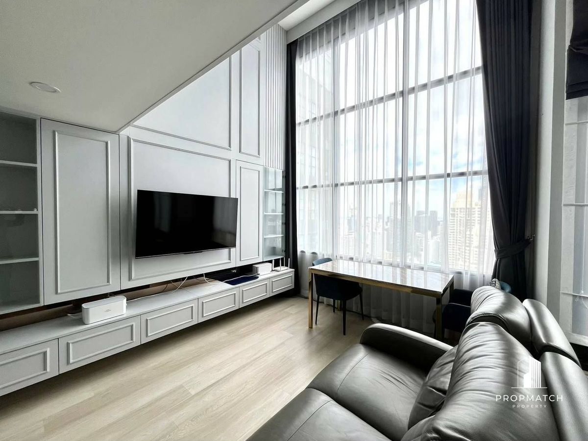 For RentCondoSathorn, Narathiwat : ✨ Flash Deal ✨Knightsbridge Prime Sathorn (Duplex1Bed1bathsQM) Ready !! Only 44,000 baht per month Tel.0981315848 @propmatch