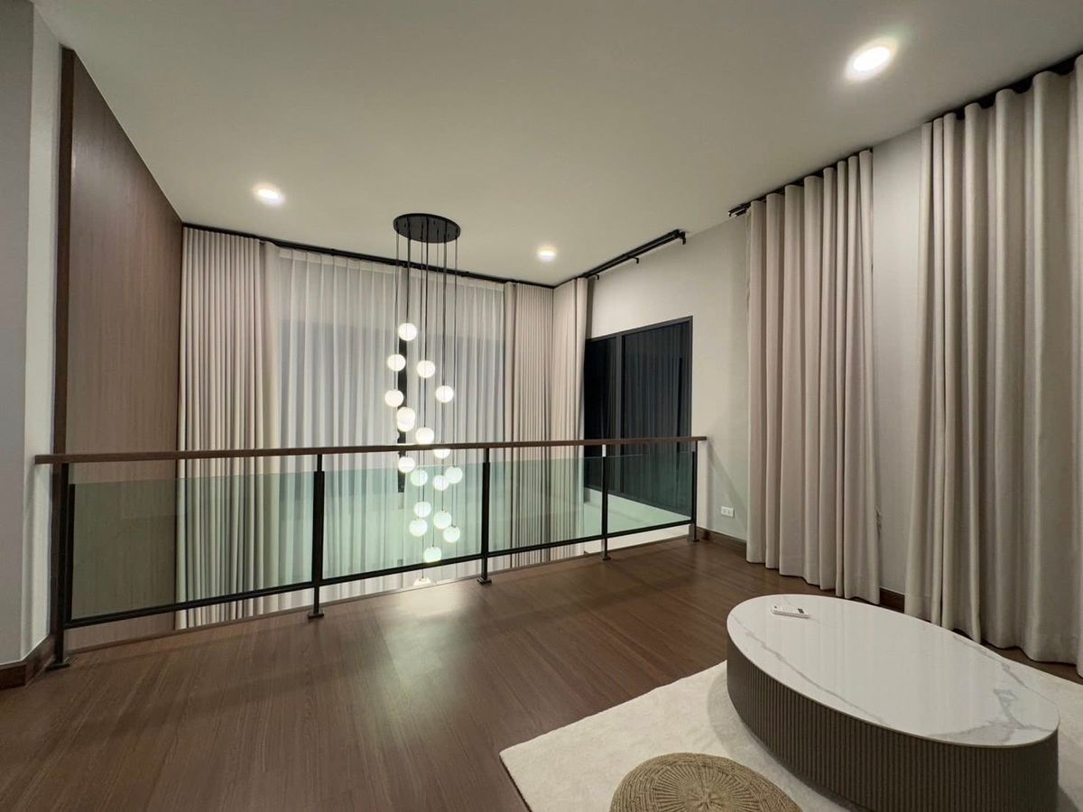 For RentHouseBangna, Bearing, Lasalle : K-6374 for rent! The City Bangna, beautiful house, ready to be near Mega Bangna