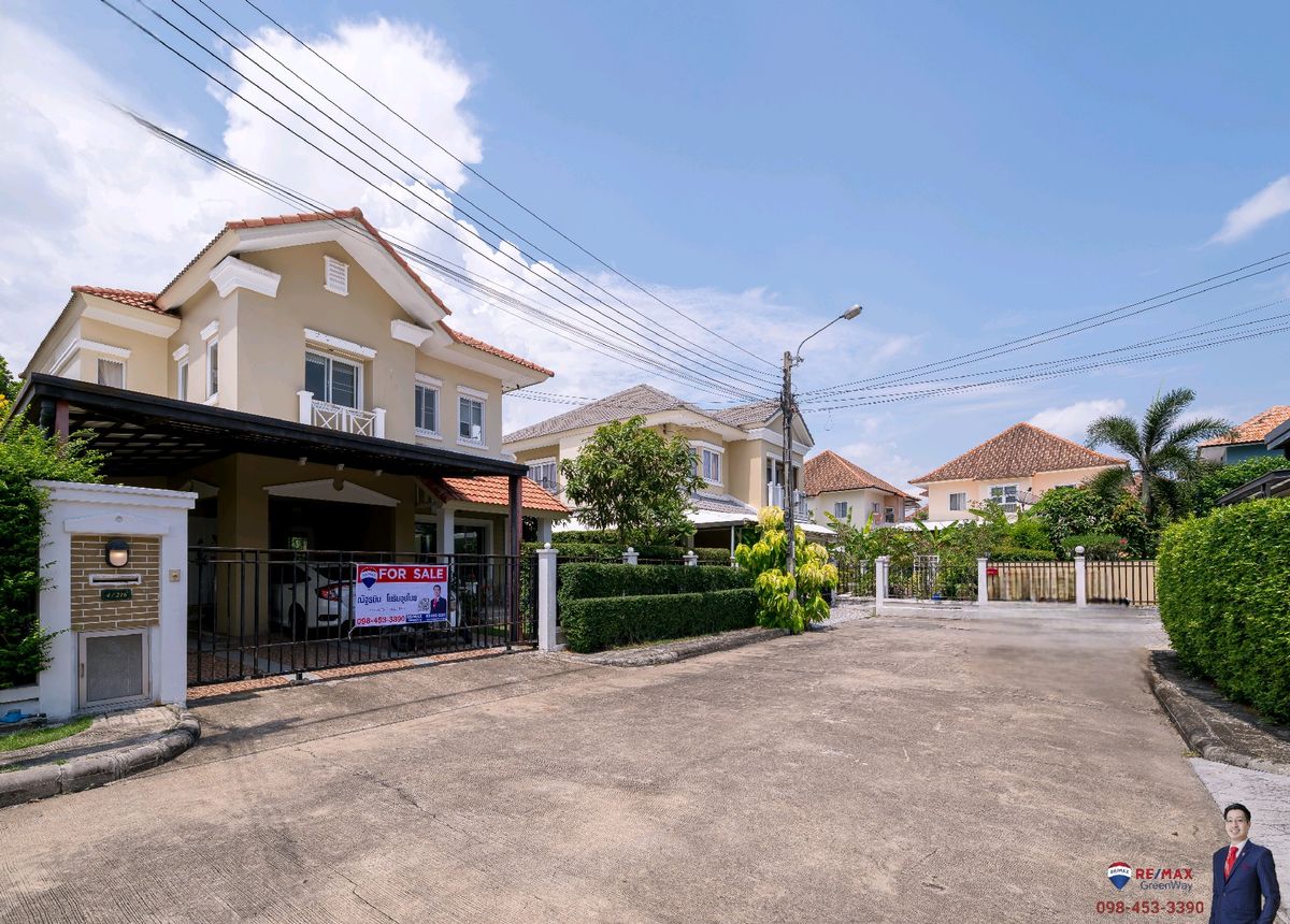 ขายบ้านพระราม 2 บางขุนเทียน : 🌳 พรอเมนาด โฮม (Promanede Home) ใกล้รร.รุ่งอรุณ พระรามสอง 47 บ้านเดี่ยว 65.4 ตร.วา 250 ตร.ม. (มีส่วนต่อเติมเพิ่ม ครัวไทยและห้องพระ) 