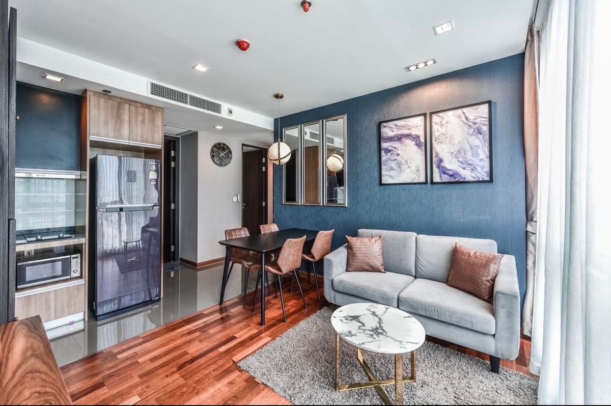ให้เช่าคอนโดราชเทวี พญาไท : 🔥Rent 2BR @ Wish Signature Midtown @Siam2🔥48sqm High Floor🔥32,000/month🔥