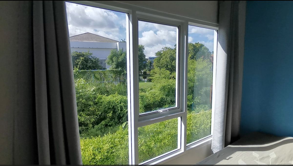 ให้เช่าคอนโดพระราม 5 ราชพฤกษ์ บางกรวย : 🔥ให้เช่าด่วนสุด🔥คอนโดรีเจ้นท์โฮม25 ติวานนท์ ติดรถไฟฟ้าสีม่วง ห้องใหญ่ เฟอร์ครบ ราคาถูกมาก