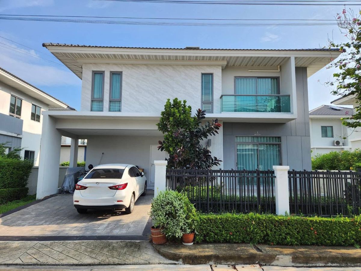 ขายบ้านลาดกระบัง สุวรรณภูมิ : ขายบ้านเดี่ยว 2 ชั้น ตกแต่งพร้อมอยู่ + เครื่องใช้ไฟฟ้า Perfect Place สุขุมวิท 77 - สุวรรณภูมิ
