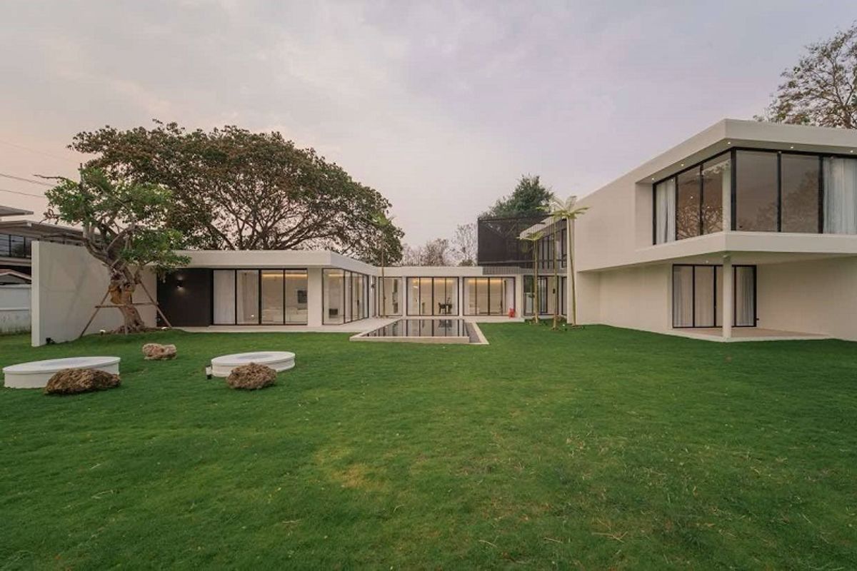 For SaleHouseChiang Mai : House for sale, new, modern style, Pool Villa, size 378 sq.what, Doi Suthep, Hang Dong, Chiang Mai.