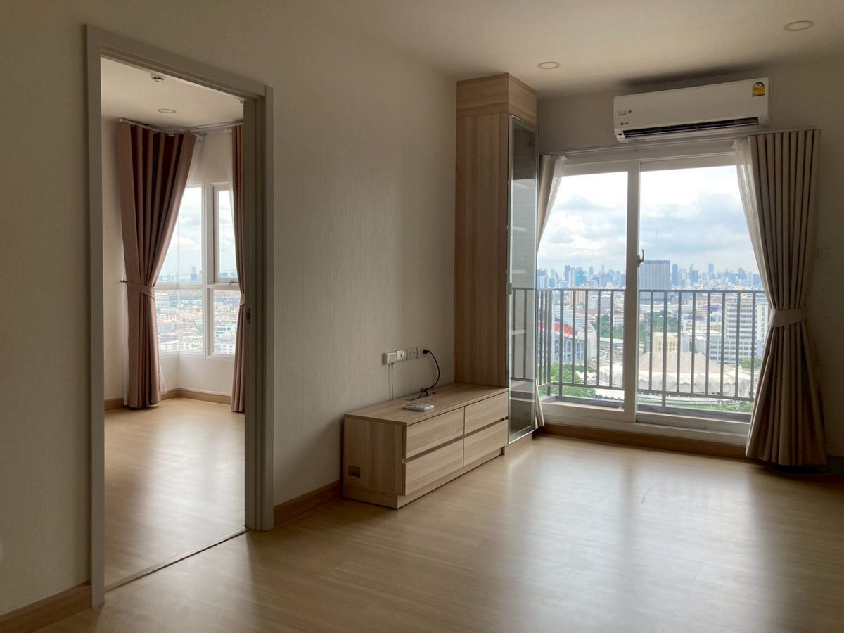 For SaleCondoRamkhamhaeng, Hua Mak : Condo for sale, corner room, beautiful view, Supalai Werenda, Ramkhamhaeng, 2 bedrooms, 2 bathrooms, 1 kitchen