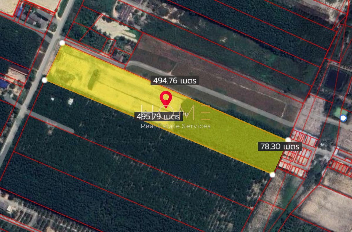 ขายที่ดินระยอง : ที่ดิน 24 ไร่ แม่น้ำคู้ ติดถนน 3191 / (ขาย), Land 24 rai Mae Nam Khu next to Road 3191 / (FOR SALE) NUT2041