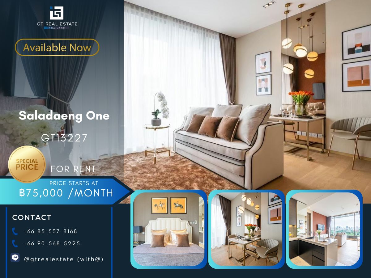 CondoSilom, Saladaeng, Bangrak : SALADAENG One Condo is convenient to travel near MAT BTS. Ready to rent and sell 
 
