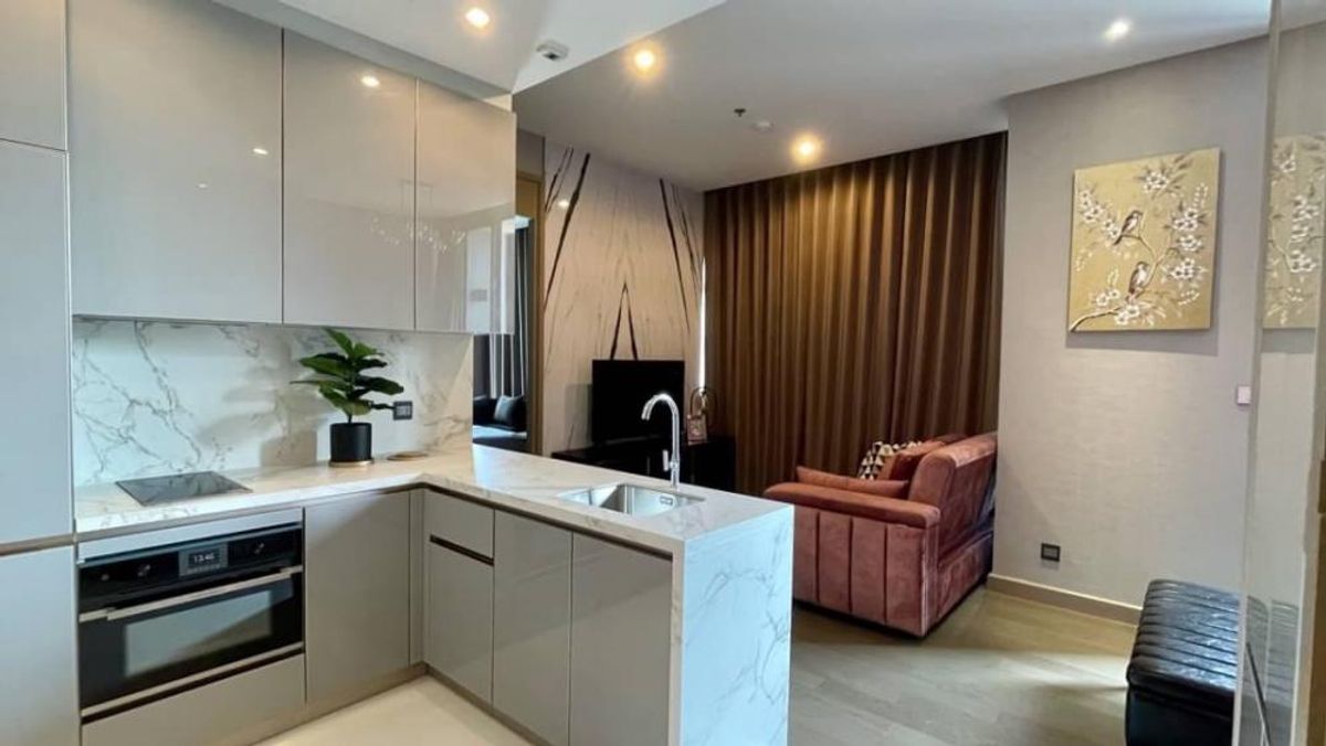 For RentCondoRama9, Petchburi, RCA : For Rent🔥The ESSE at Singha Complex (1B1B) 🔥 📞065-824-2382 Pong