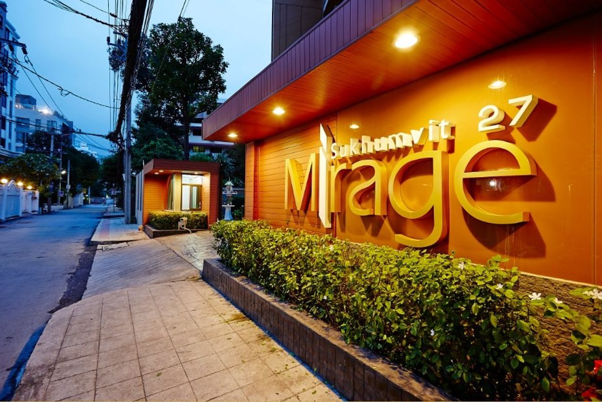 ให้เช่าคอนโดสุขุมวิท อโศก ทองหล่อ : ให้เช่า/ขาย คอนโด Mirage Sukhumvit 27 💥 เช่า 24,000 บาท/เดือน | ขาย 5.9 ล้านบาท 📍 ใจกลางอโศก เดินเพียง 450 เมตรถึง BTS และ MRT 📌 รหัสทรัพย์: T1684