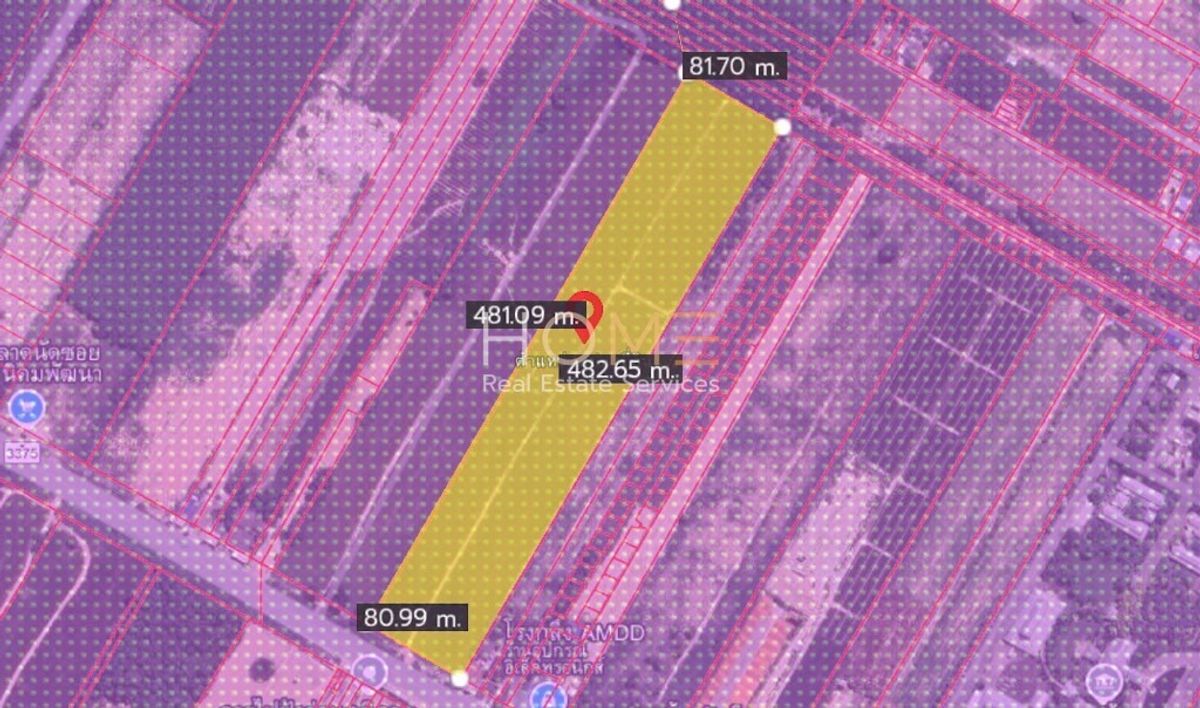 ขายที่ดินระยอง : ที่ดิน 23 ไร่ ม่วงลาย นิคมพัฒนา ติดถนน 3375 / (ขาย), Land 23 rai Muang Lai Nikhom Phatthana next to Road 3375 / (FOR SALE) NUT2034