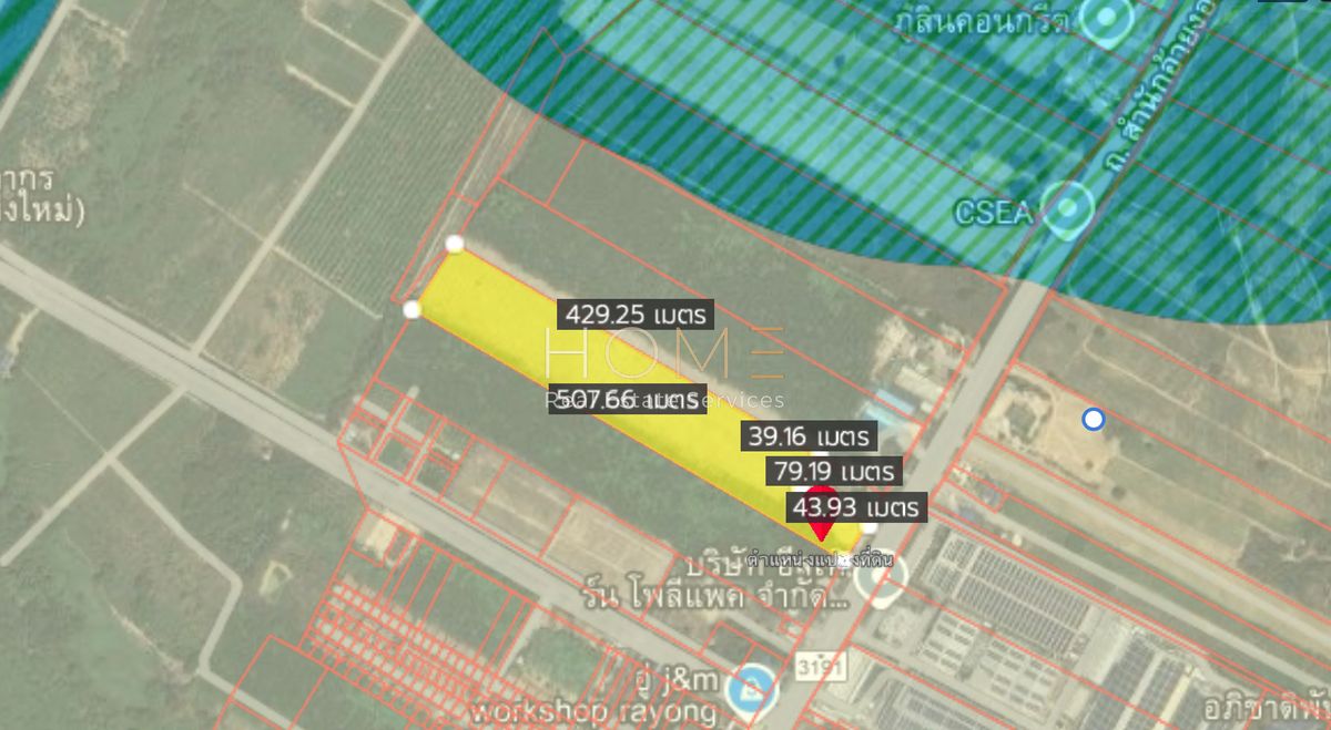 ขายที่ดินระยอง : ✨ 23 ไร่ แม่น้ำคู้ ติดถนน 3191 - ศักยภาพสูง ใกล้ WHA นักพัฒนาไม่ควรพลาด! ✨ (FOR SALE) NUT2015