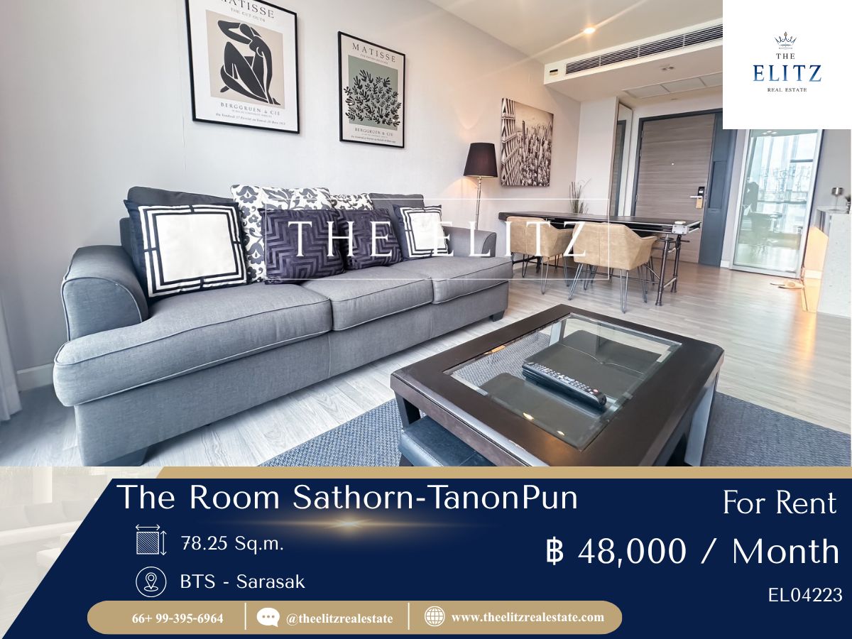 ให้เช่าคอนโดสาทร นราธิวาส : ✨ The Room Sathorn - TanonPun บนทำเลที่ตอบโจทย์ไลฟ์สไตล์ชีวิตในเมืองครบทุกด้าน ✔