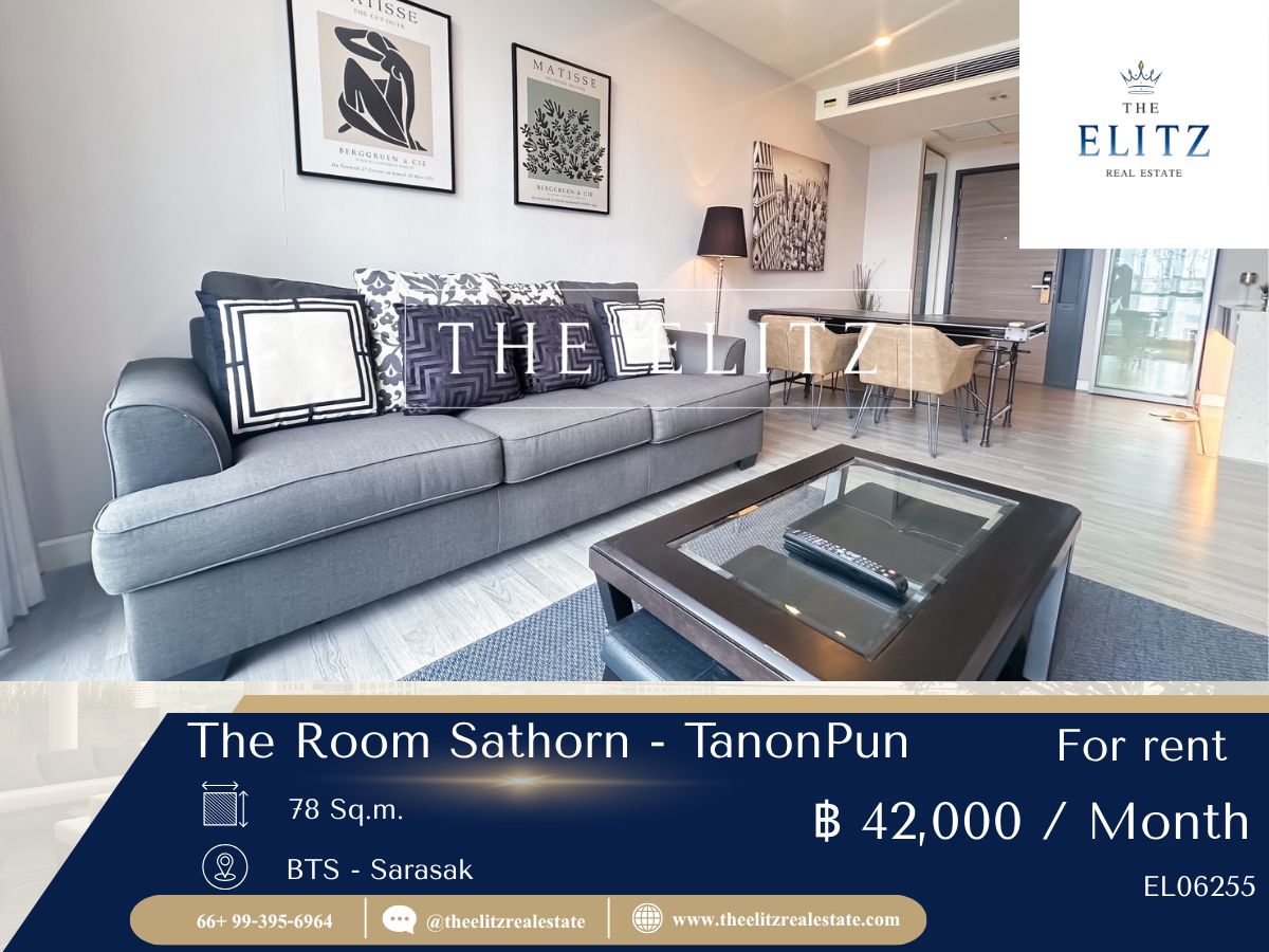 ให้เช่าคอนโดสาทร นราธิวาส : ✨ The Room Sathorn - TanonPun บนทำเลที่ตอบโจทย์ไลฟ์สไตล์ชีวิตในเมืองครบทุกด้าน ✔