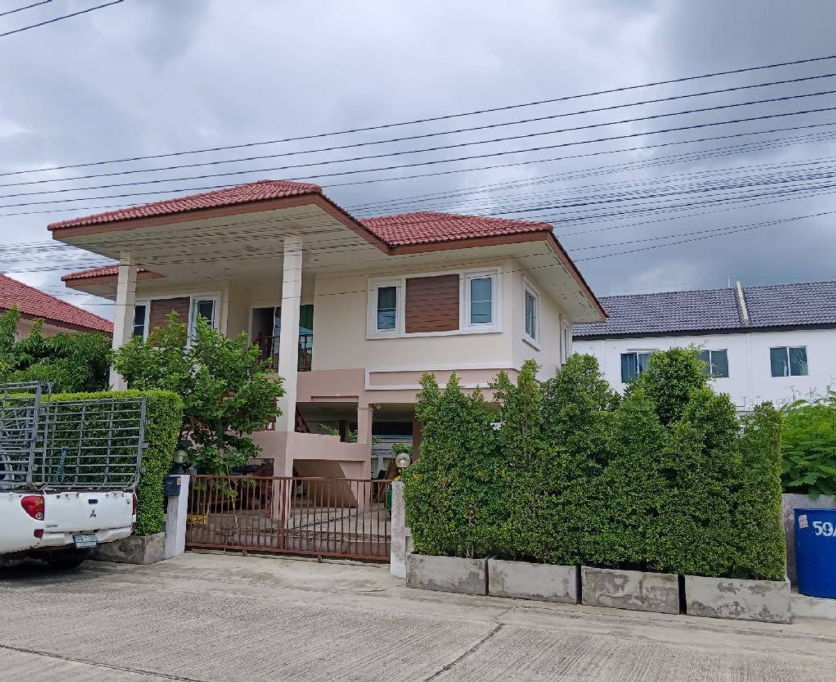 ขายบ้านปทุมธานี รังสิต ธรรมศาสตร์ : ขายบ้านเดี่ยว 100 ตร.ว. ใกล้ ม.ราชมงคลธัญบุรี 5 กม. หมู่บ้านภิภาพร 4 คลองหก คลองหลวง ปทุมธานี