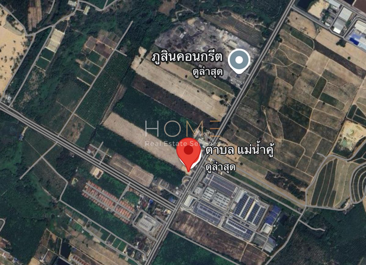 ขายที่ดินระยอง : ที่ดิน 23 ไร่ แม่น้ำคู้ ติดถนน 3191 / (ขาย), Land 23 rai Mae Nam Khu next to Road 3191 / (FOR SALE) NUT2015