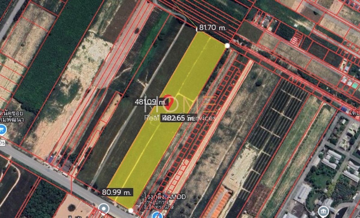 ขายที่ดินระยอง : ที่ดิน 25 ไร่ แม่น้ำคู้ ติดถนน 3191 / (ขาย), Land 25 rai Mae Nam Khu next to Road 3191 / (FOR SALE) NUT2035