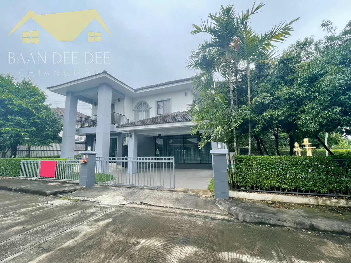 For RentHouseChiang Mai : Modern house with private pool Rent 36,000 baht per month. Near Luck Plaza, only 5 minutes. No.5H127