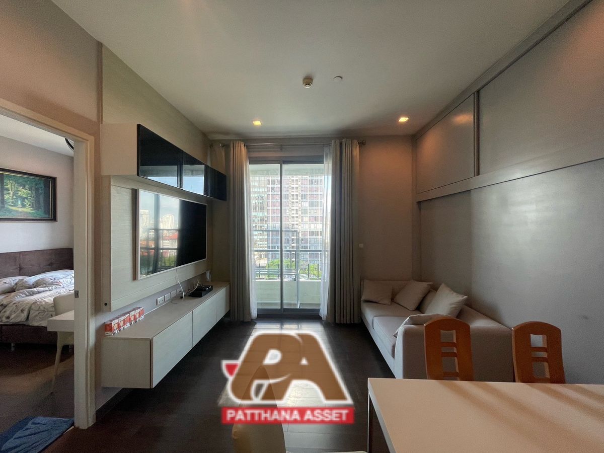 ให้เช่าคอนโดพระราม 9 เพชรบุรีตัดใหม่ RCA : FOR RENT 1 BEDROOM 45 SQ.M  FULLY FURNITURE + READY TO MOVE