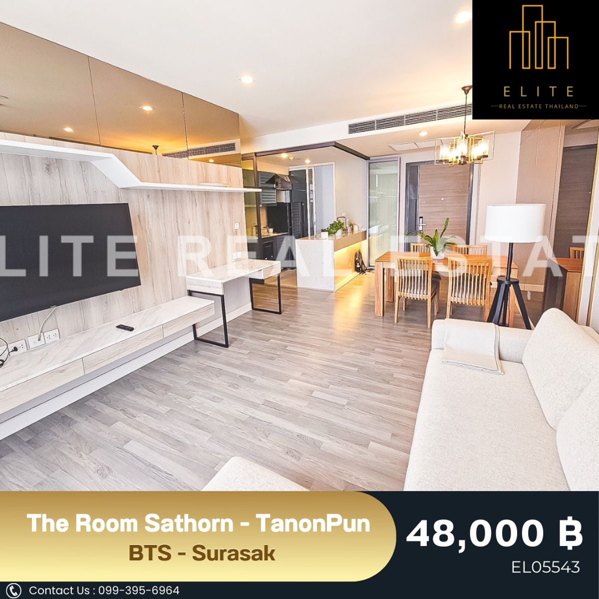 For RentCondoSathorn, Narathiwat : ✨ The Room Sathorn - Tanonpun on the location that meets the lifestyle in all aspects of the city.