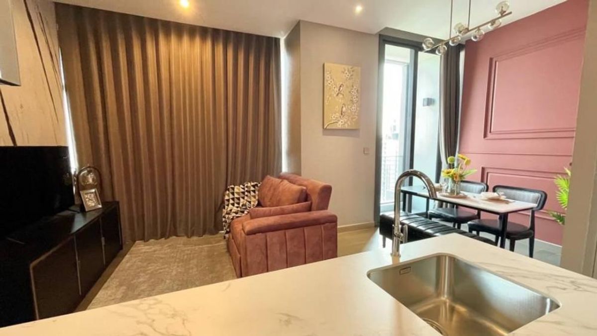 For RentCondoRama9, Petchburi, RCA : For Rent🔥The ESSE at Singha Complex (1B1B) 🔥 📞065-824-2382 Pong