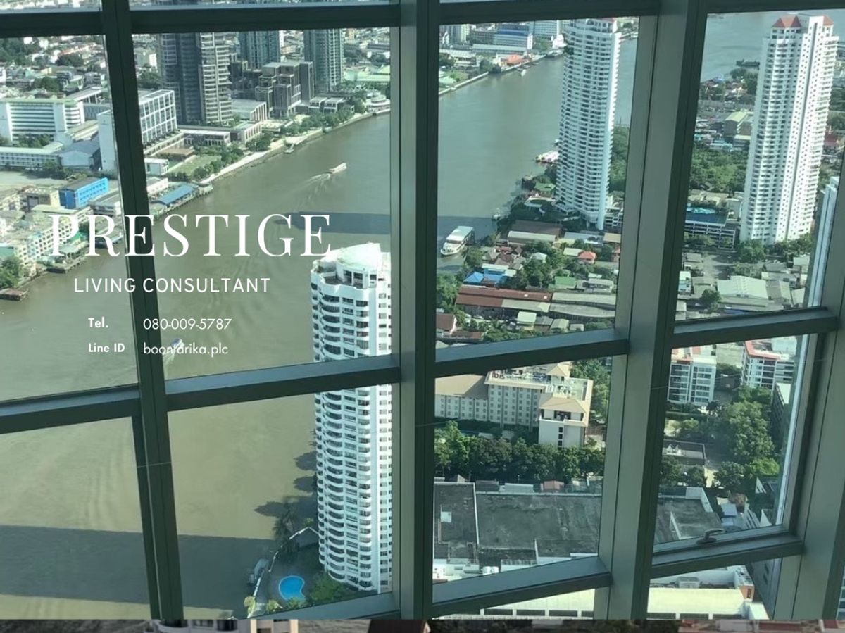 ให้เช่าคอนโดวงเวียนใหญ่ เจริญนคร : 📌For RENT เช่า | The River Condominium - 3BR 3BT 1PD [Duplex Penthouse]
(410 sqm) 400,000THB