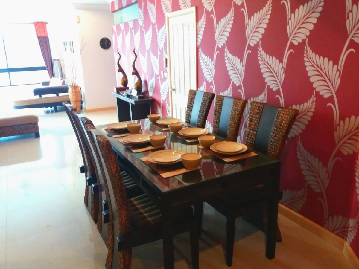 ขายคอนโดพระราม 3 สาธุประดิษฐ์ : คอนโด 2 ห้องนอนขายที่ Supalai Casa Riva ชั้นต่ำ