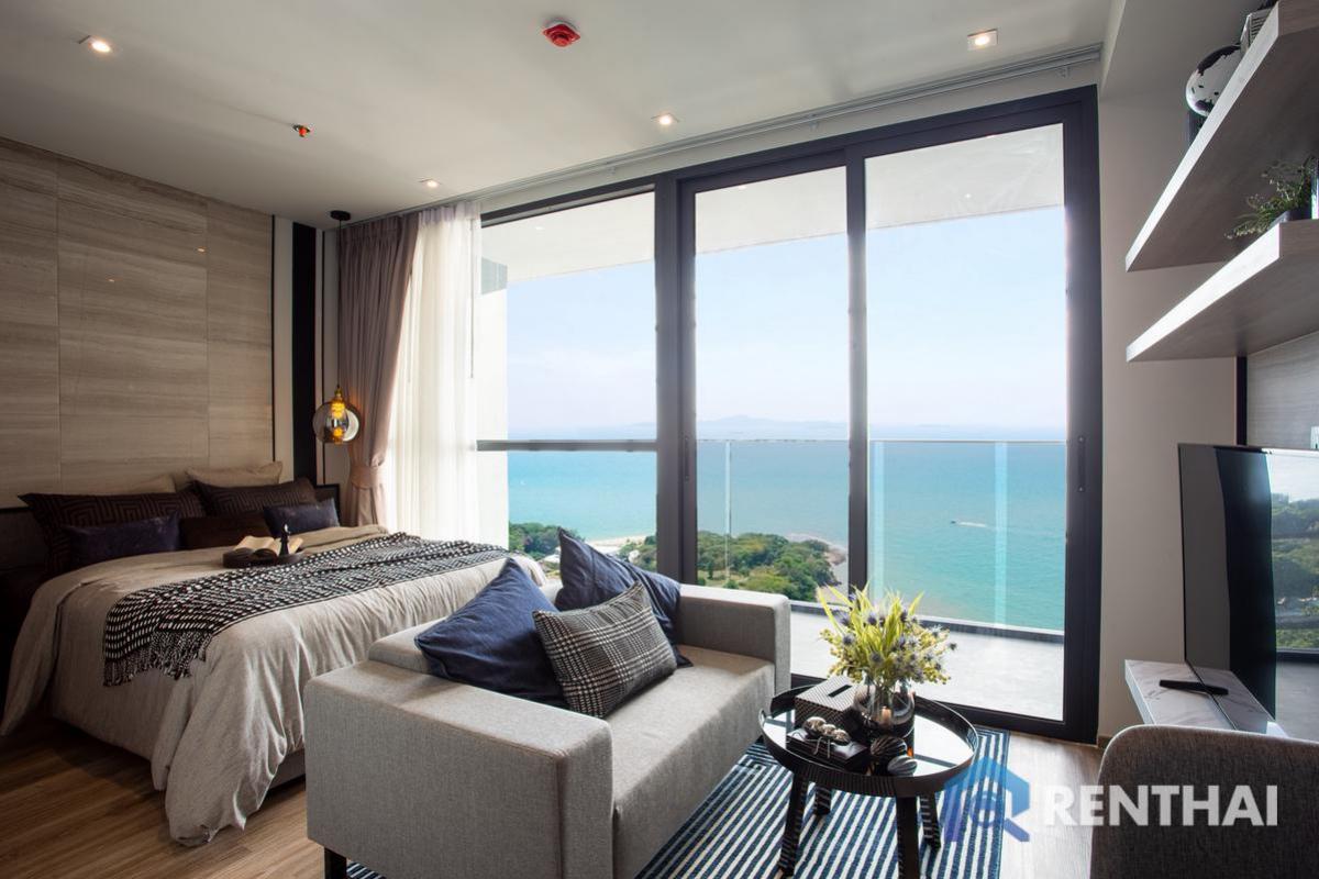 For SaleCondoPattaya, Bangsaen, Chonburi : Promotion  for sale Andromeda Pratumnak studio  Sea view