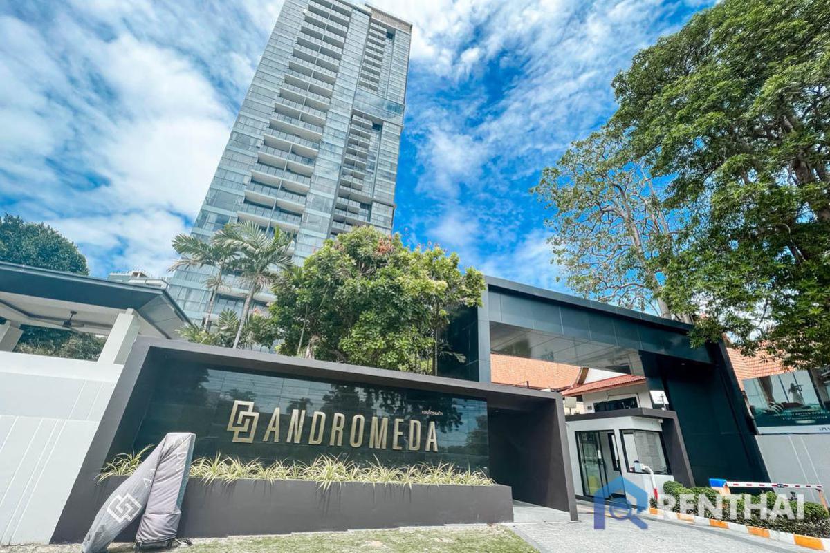 ขายคอนโดพัทยา บางแสน ชลบุรี สัตหีบ : ขายคอนโดพัทยา Andromeda พระตำหนัก  ทำเลบนเขา สตูดิโอขนาด 27 ตร.ม. วิวทะเลสวยๆ