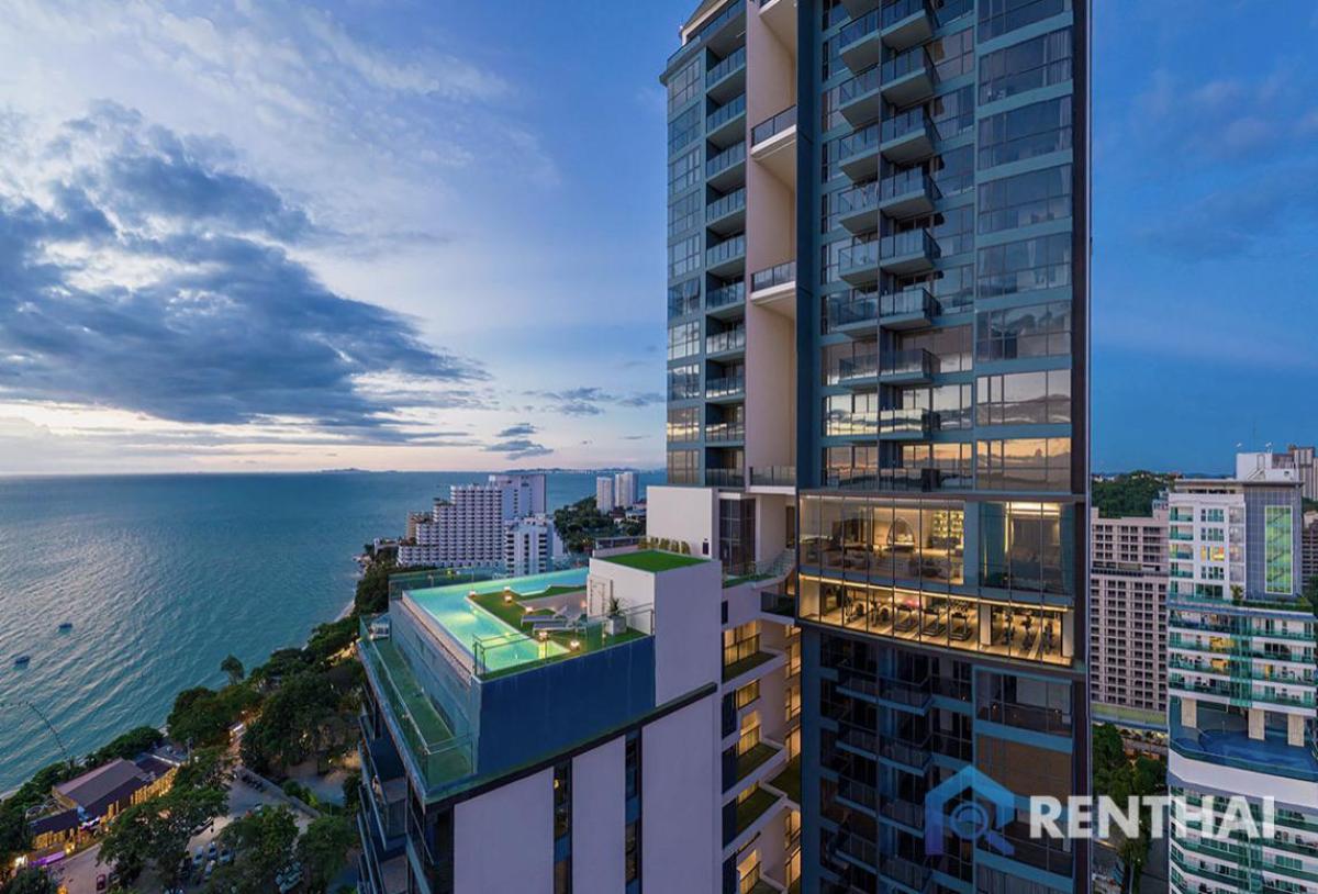 ขายคอนโดพัทยา บางแสน ชลบุรี สัตหีบ : ขายคอนโดพัทยา Andromeda พระตำหนัก  ทำเลบนเขา สตูดิโอขนาด 27 ตร.ม. วิวทะเลสวยๆ