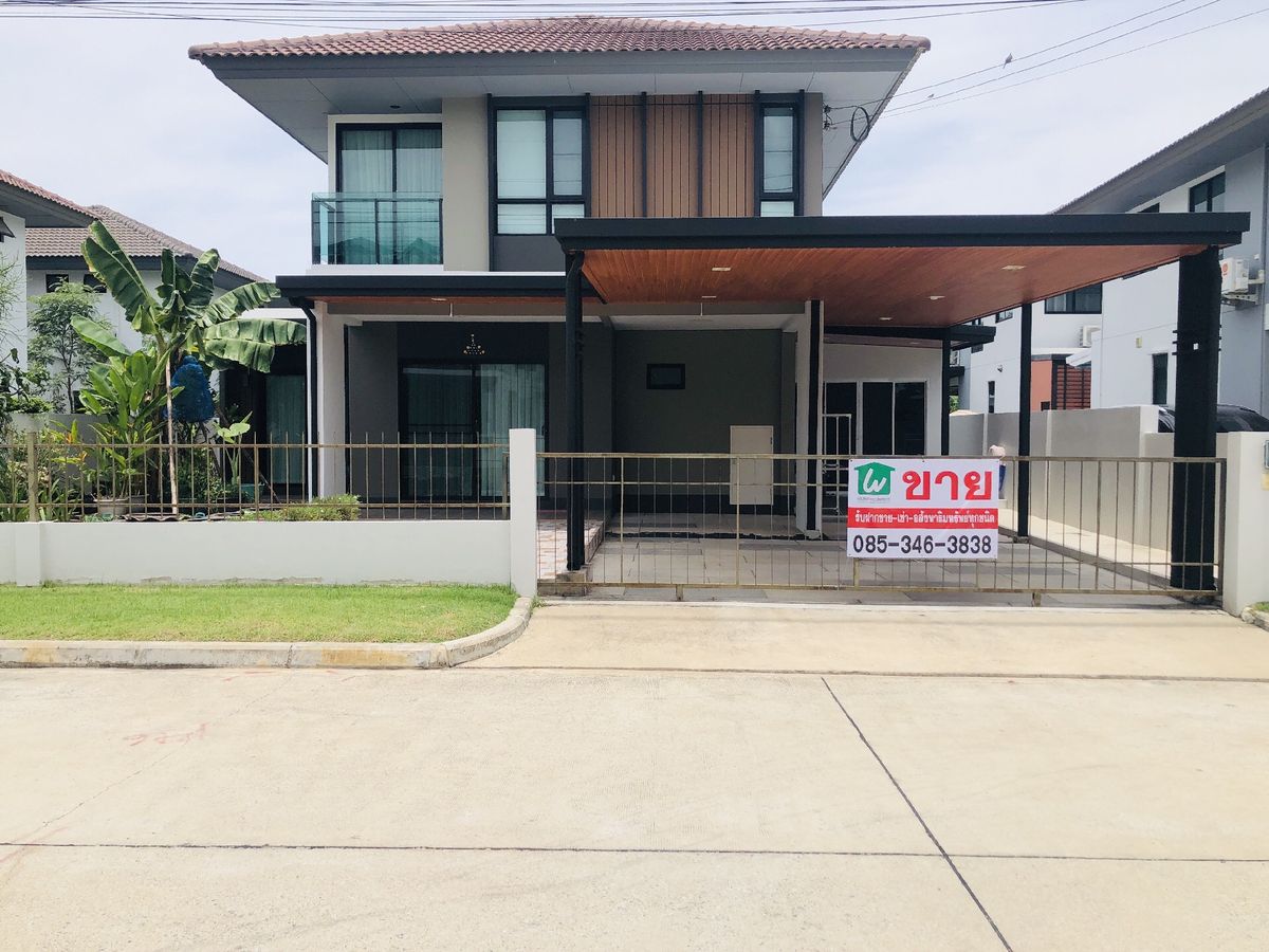 ขายบ้านบางนา แบริ่ง ลาซาล : บ้านเดี่ยว โครงการคุณภาพ ใกล้ชิดธรรมชาติ บุราสิริ บางนา เดินทางสะดวก ใกล้สนามบินสุวรรณภูมิ 58.5 ตรว. 4 นอน 2 น้ำ