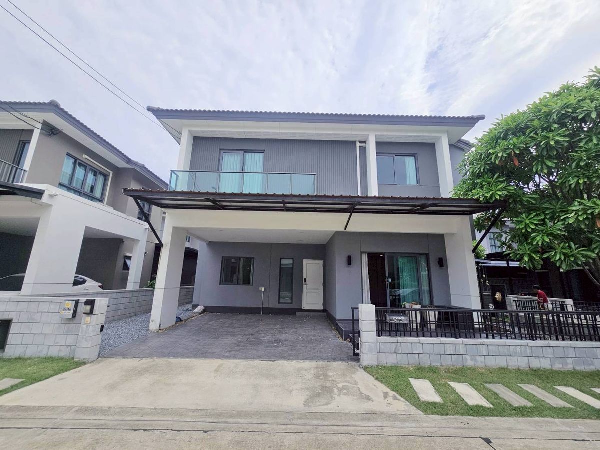 ขายบ้านนนทบุรี บางใหญ่ บางบัวทอง : S2918 ขายบ้านเดี่ยวเซนโทรบางใหญ่ ซ.วัดลาดปลาดุก 4 นอน5น้ำ 2จอดรถ