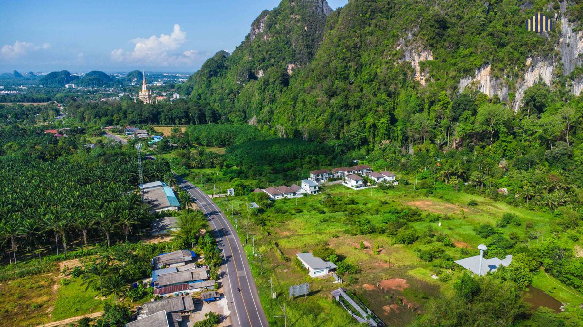 For SaleLandKrabi : Perfect Opportunity for Developers! Rare Beautiful hillside Land for SALE, 15 Plots 5-2-86.9 Rai, On Most Scenic Road in Krabi City! Near Tiger Cave Temple, Krabi Noi