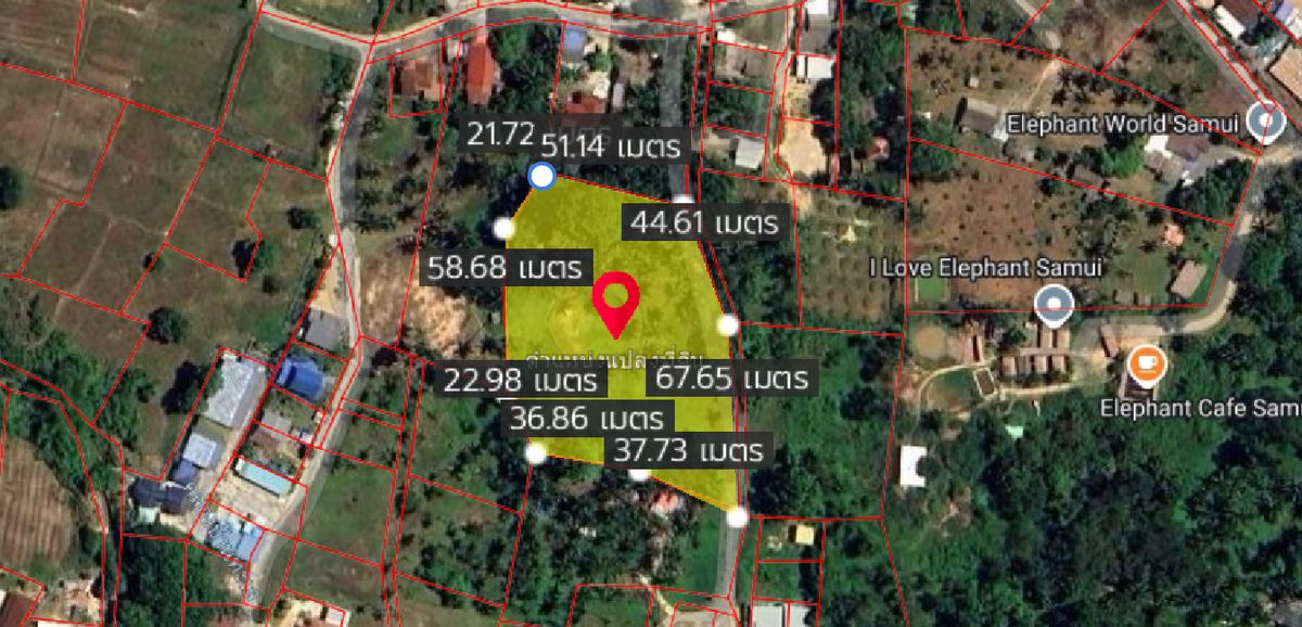 For SaleLandKoh Samui, Surat Thani : 4 Rai 1 Rai Land, Koh Samui / (Selling), Vacant Land 4 Rai 1 NGAN Koh Samui / (For Sale) Cof680