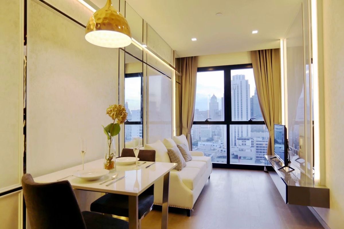 ให้เช่าคอนโดสุขุมวิท อโศก ทองหล่อ : 🔥Rent 1 BR Ashton Asoke🔥31sqm Floor17🔥30,000/month 