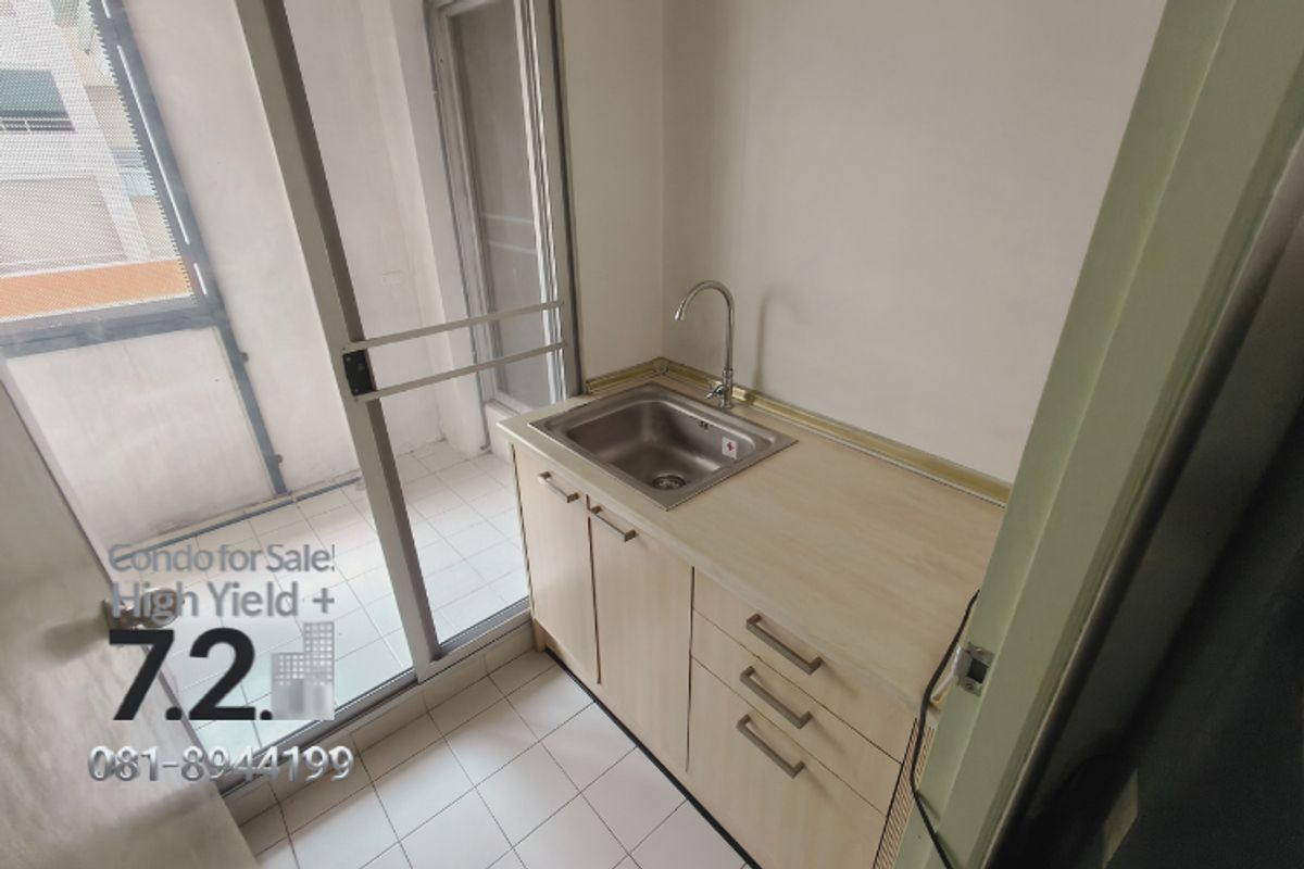 For SaleCondoLadprao101, Happy Land, The Mall Bang Kapi : 💎 Investor's Gem! Condo for Sale Next to Vejthani Hospital with 8.4% Yield! 💎